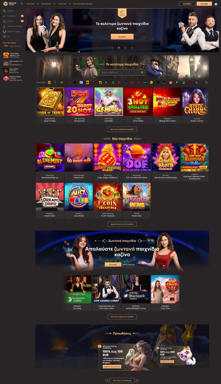 Αξιολόγηση του National Casino 2025